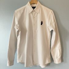 Camisa Oxford Ralph Lauren Masculina Ajuste Clássico Média Urso Polo Botão para Baixo Branca comprar usado  Enviando para Brazil