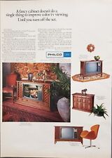 Usado, Philco Color TV 1968 centro de entretenimiento en el hogar coincide con tu sofá anuncio impreso segunda mano  Embacar hacia Argentina