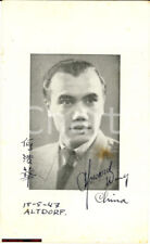 1947 altdorf autografo usato  Milano