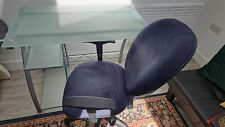 Glass desk chair for sale  LONDON
