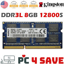 Usado, Memoria para portátil Kingston 8 GB DDR3L 1600 MHz 2RX8 PC3L-12800S SODIMM 1,35 V 204 pines segunda mano  Embacar hacia Argentina