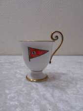 Antique JHR souvenir porcelain mocha cup Berlin regatta club 1881 - vintage til salgs  Frakt til Norway