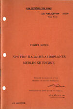 Spitfire iia pilots for sale  WEYMOUTH