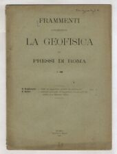 Frammenti concernenti geofisic usato  Firenze