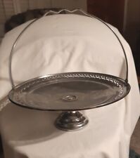 Chrome cake stand for sale  CUMNOCK