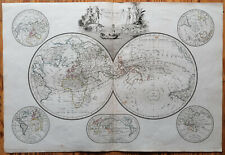 Używany, Malte Brun Oryginalna mapa Mapa świata Folder Monde (A) - 1812 na sprzedaż  Wysyłka do Poland