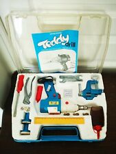 Vintage electric drill teddy drill/Faro kit diy child complete d'occasion  Expédié en Belgium