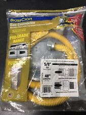 Conector de gás Brasscraft com válvula de segurança 48" 5/8" OD comprar usado  Enviando para Brazil