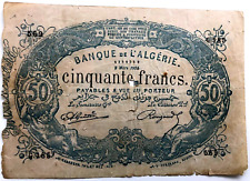 Algérie billet francs d'occasion  Expédié en Belgium
