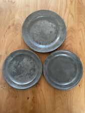 Antique pewter plates for sale  LEWES