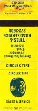 Venda e serviço de pneus Circle K, atendendo às suas necessidades capa de livro de fósforos vintage comprar usado  Enviando para Brazil