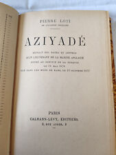 Pierre loti aziyadé d'occasion  Coutras