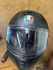 AGV OF44H HELMET  BLACK SIZE M Adult Motorcycle Riding W/pinlock 120 Shield for sale  Shipping to South Africa