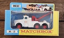 Camión de naufragio pesado vintage Matchbox tamaño k-2 Scammell caja original de colección  segunda mano  Embacar hacia Argentina