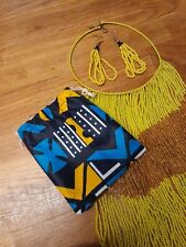 Afrikanische halskette gelb gebraucht kaufen  Steinsfeld