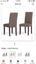 2 chairs mocha for sale  West Mansfield