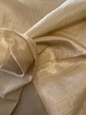 Beige taffeta fabric for sale  NORWICH