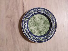 Pier 1 prato jantar Versalhes 10,25" verde azul royal, usado comprar usado  Enviando para Brazil