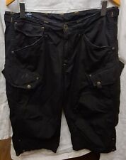 Black cargo pants for sale  LUTON