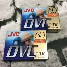 Lote de 2 fitas cassete JVC DVC 60 minutos vídeo digital mini DV JVCM-DV60DU comprar usado  Enviando para Brazil