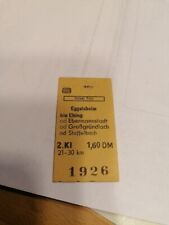 Fahrkarte eggolsheim 1979 gebraucht kaufen  Freilassing