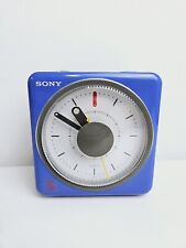 Relógio despertador vintage Sony ICF-A10W azul rádio AM FM retrô comprar usado  Enviando para Brazil