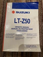 Suzuki z50 owners for sale  BARNSLEY