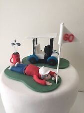 Edible fondant golfer for sale  Shipping to Ireland