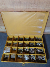 Vintage KAR Products Metal Parts Drawer Organizer Storage Bin w/ Contents for sale  Shipping to South Africa