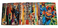 LOT OF 32 VINTAGE 1990'S DC COMIC BOOKS ~ BATMAN ROBIN SUPERMAN CATWOMAN  for sale  Shipping to South Africa