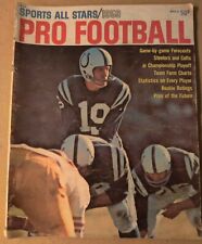 1959 Sports All Stars - Revista de fútbol profesional, Johnny Unitas, Baltimore Colts  segunda mano  Embacar hacia Argentina