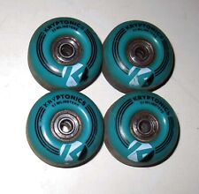 Rodas de skate vintage azul-petróleo Kryptonics 53 mm conjunto de 4 com Abec 3 rolamentos comprar usado  Enviando para Brazil