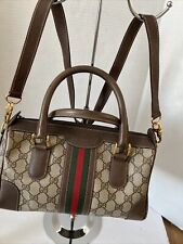 Bolsa de ombro GUCCI Sherry Boston bolsa de ombro vintage 11 x 6 alça dupla alça tiracolo comprar usado  Enviando para Brazil