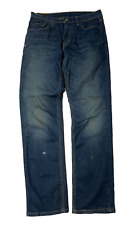 Jeans de mezclilla elásticos Levi's 541 ajuste atlético para hombre 30 X 32 azul oscuro segunda mano  Embacar hacia Argentina