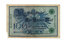 Billete genuino de 100 marcos del imperio alemán 1908 ¡buen estado!!!!! segunda mano  Embacar hacia Argentina