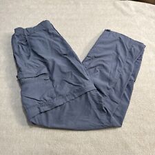 Pantalones de carga Columbia titanio empacables para hombre medianos con cremallera a pantalones cortos grises, usado segunda mano  Embacar hacia Argentina