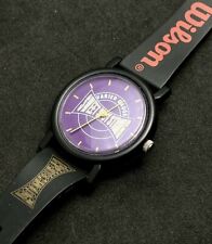 Nuevo reloj de cuarzo vintage WILSON ""Sweet Spot String"" para hombre de 36 mm esfera púrpura negra segunda mano  Embacar hacia Argentina