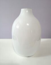 Vaso de vidro branco Ikea feito na Polônia design Barbara Wesslander & Pia Amsell 8" comprar usado  Enviando para Brazil