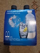 SodaStream 1L Slim Bottles Twin Pack - Black for sale  Shipping to South Africa