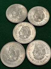 México 1948 - 5 Pesos Cinco Pesos - Plata - Cuauhtémoc - AU-UNC Lote de 5 segunda mano  Embacar hacia Argentina