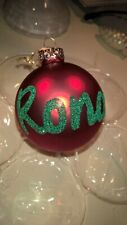Personalised baubles hand for sale  TORPOINT