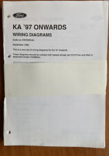 DIAGRAMAS DE FIAÇÃO FORD KA 97 peças manuais folheto manual pacote Fiesta RS comprar usado  Enviando para Brazil