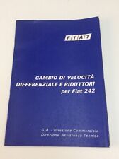 Manuale fiat 242 usato  Italia