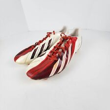 Botines de fútbol Adidas Messi F10 TRX FG blancos rojos negros [G65351] talla 11.5, usado segunda mano  Embacar hacia Mexico