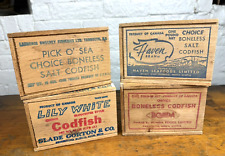 Vintage codfish boxes for sale  Saco