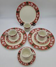 Vtg Classic Traditions Charlton Hall 10 Piece Christmas Dinner Set With Box for sale  Shipping to South Africa