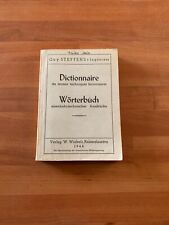 Steffens dictionnaire expressi d'occasion  France