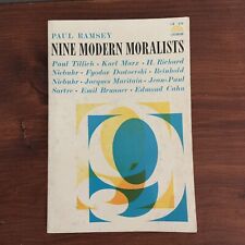 Nove Moralistas Modernos 1962 Paper Back Paul Ramsay, Marx, Niebu, Sartre comprar usado  Enviando para Brazil