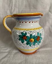 Deruta pottery pitcher for sale  NEWTON ABBOT