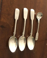 Four solid silver for sale  SAXMUNDHAM